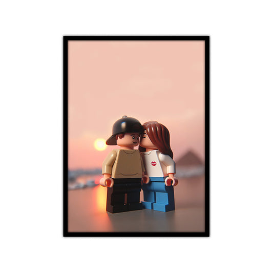 Personalizowany plakat Lego odwzorowanie zdjęcia