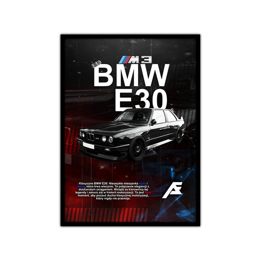 Plakat BMW E30