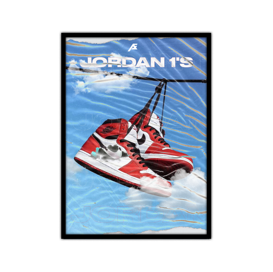 Jordans 1's - Sky Edition