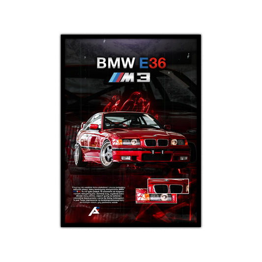 Plakat BMW E36
